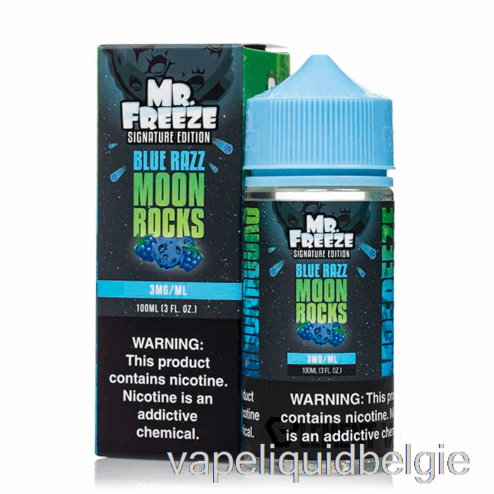 Vape Smaken Moonrocks - Blue Razz - Mr Freeze - 100ml 0mg